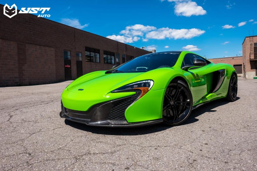  McLaren 650S Grass Green Wrap by YST Auto 2018 года  (фото 7 из 9)